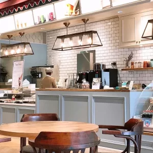 Cozy cafe with artisan coffee