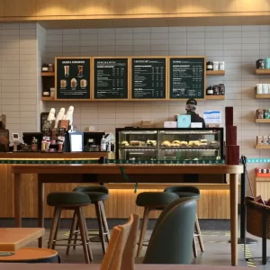 Cozy cafe with artisan coffee